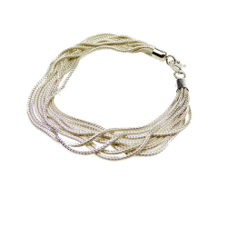 Armbnd eller halskde - 9 rk.Rvekde - Blank