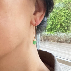 reringe - Forgyldt med Amazonit