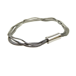 Armbnd eller halskde 4 rk. Rvekde - Let oxyderet