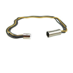 Armbnd eller halskde 4 rk. Rvekde - Let oxyderet