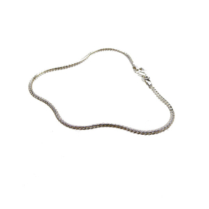 1,8mm Rvekde i Blank Sterlingslv Armbnd eller Halskde