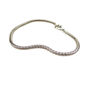 3,2mm Rvekde i Blank Sterlingslv Armbnd eller Halskde