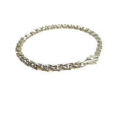 Armbnd eller Halskde - Venezia Snoet i Blank Sterlingslv 4,7mm