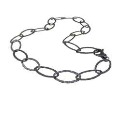 Armbnd eller halskde - Oxyderet