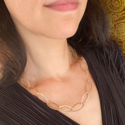 Armbnd &amp; halskde - Forgyldt