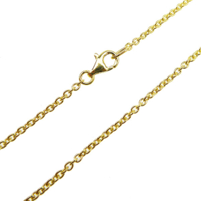 Halskde - Ankerkde/Forgyldt 0,45mm