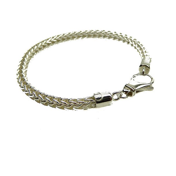  5,3mm Rvekde I Blank Sterlingslv Armbnd &amp; Halskde