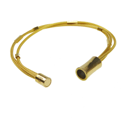 Armbnd &amp; halskde - 3 rk.rvekde med Magnetls &amp; Forgyldt