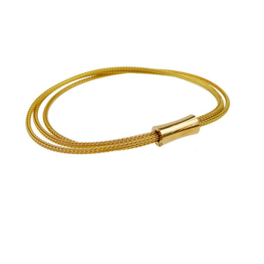 Armbnd eller halskde - 3 rk forgyldt