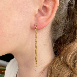 reringe - DiamondCut 3 farvet Sterlingslv