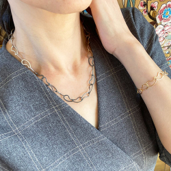 Armbnd &amp; halskde - Forgyldt