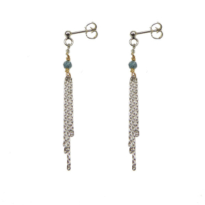 reringe i rhodineret/forgyldt sterlingslv med bl/grn r diamanter