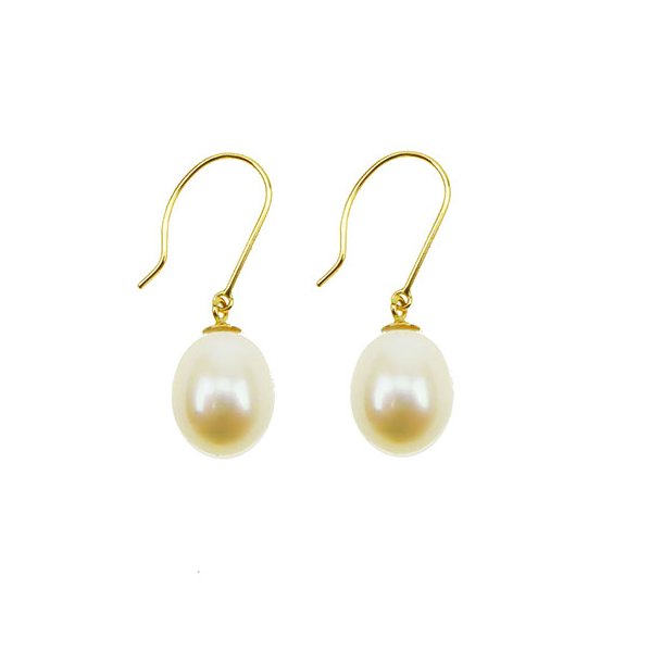 Earrings 14K w.white Fresh Water Pearls
