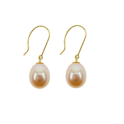 Earrings 14K w.pink Fresh Water Pearls