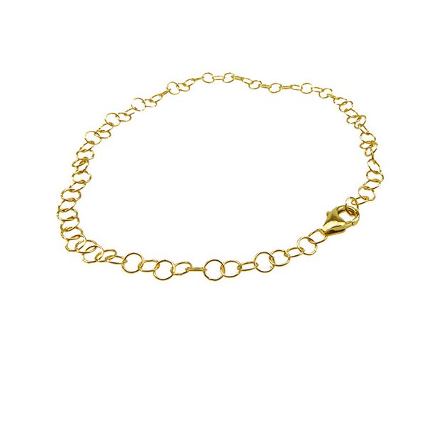 14K Bracelet &amp; Necklace  w.Round Anchor Chain
