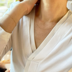 9kt Rund Anker i 0,35 trd som Armbnd &amp; Halskde