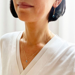 reringe 14kt med topas