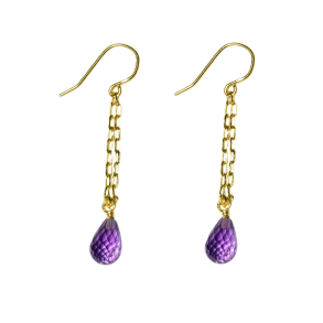 reringe 18kt med ametyst