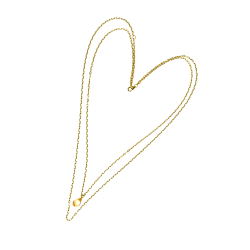 Halskde 14kt med Citrin - To-i-en