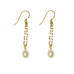 reringe 14kt med ferskvandsperle