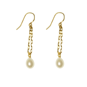 reringe 14kt med ferskvandsperle