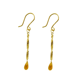 14kt reringe med Facetteret Citrin