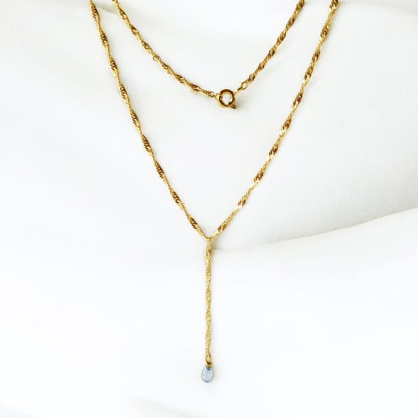 9kt Necklace w.Topas