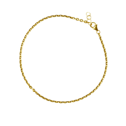 14kt Anker Facet Armbnd &amp; Halskde-udfrt i 0,5mm trd og bredde p 1,8mm.