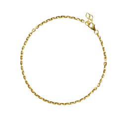 14kt Anker Facet Armbnd &amp; Halskde-udfrt i 0,6mm trd og bredde p 2,2mm