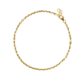 14kt Anker Facet Armbnd eller Halskde-udfrt i 0,6mm trd og bredde p 2,2mm