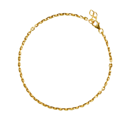 14kt Anker Facet Armbnd &amp; Halskde-udfrt i 0,8mm trd og bredde p 2,95 mm