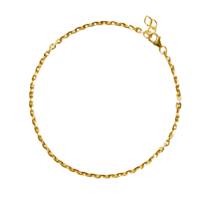 14kt Anker Facet Armbnd eller Halskde-udfrt i 0,8mm trd og bredde p 2,95 mm