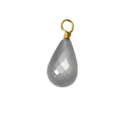 18kt vedhng med Facetteret Mnesten