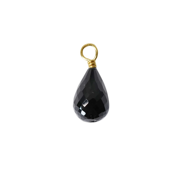 9kt vedhng med Facetteret Spinel