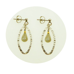 reringe - Rhodineret/forgyldt m.Mnesten