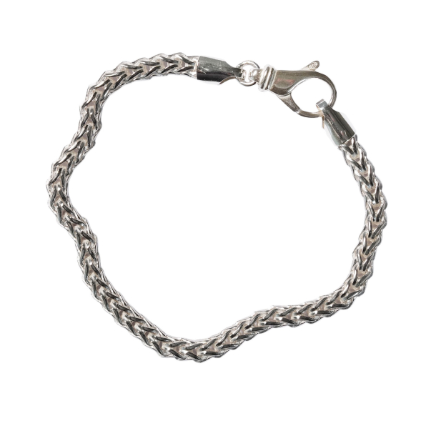  5,3mm Rvekde I Blank Sterlingslv Armbnd &amp; Halskde