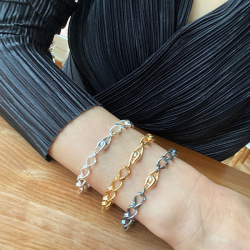 Armbnd eller Halskde - Rolo Kde Snoet med Magnetls 