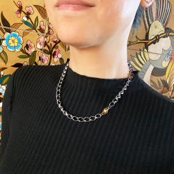 Armbnd eller Halskde - Rolo Kde Snoet med Magnetls