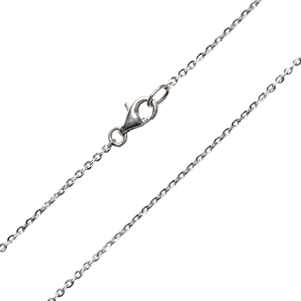 Armbnd &amp; halskde - Mirror Anchor - Sterlingslv &amp; Rhodineret 0,5mm