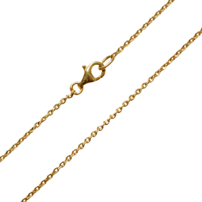 Armbnd & Halskde - Anker Facet - Sterlingslv & Forgyldt 0,5mm