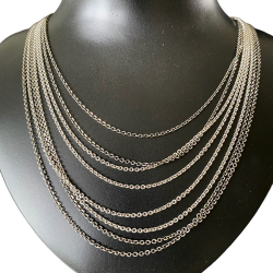 Armbnd &amp; Halskde - 8 rkket m.Multifunktioner-Sort &amp; Rhodineret 