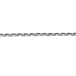 Armbnd &amp; Halskde - Anker Facet - Sterlingslv &amp; Rhodineret 0,5mm