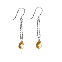 Rhodineret reringe med Citrin