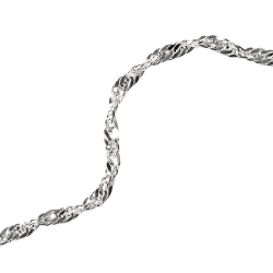 Singapore kde 2mm - Armbnd &amp; Halskde - 925/Blank