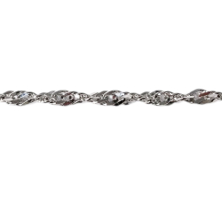 Armbnd i Rhodineret Sterlingslv med Citrin