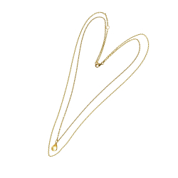 2 i 1 Forgyldt halskde med Citrin