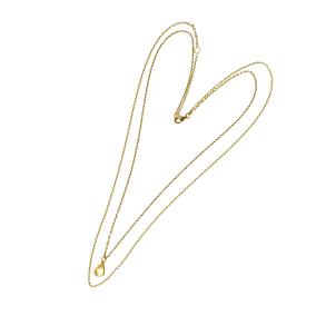 2 i 1 Forgyldt halskde med Citrin