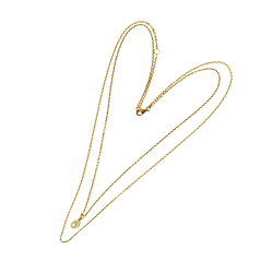 2 i 1 Forgyldt halskde med Ferskvandsperle