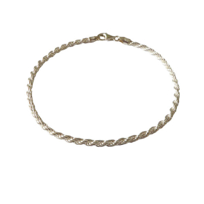 2,5mm Bjrn Borg - Cordel kde i Blank Sterlingslv - Armbnd eller Halskde