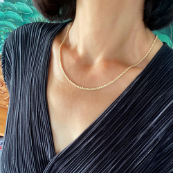 14kt  Cordel Kde-Bjrn Borg i 2,7mm tykkelse som Armbnd &amp; Halskde